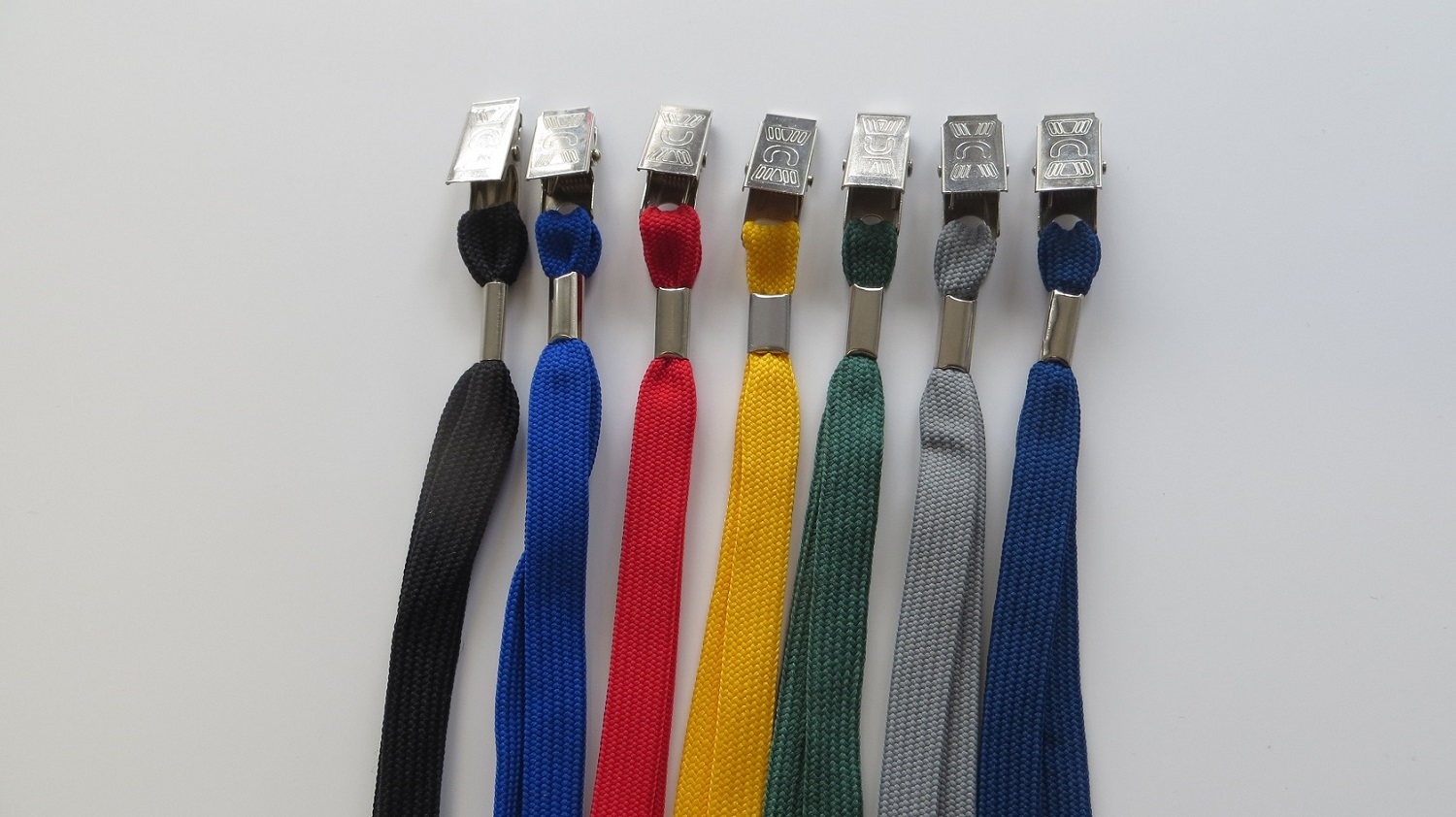 12mm Woven Tape Lanyard with an Alligator Clip