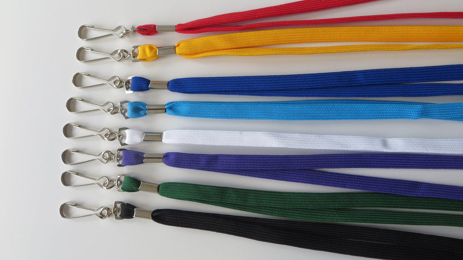 12mm Woven Tape Lanyard with a Swivel Clip
